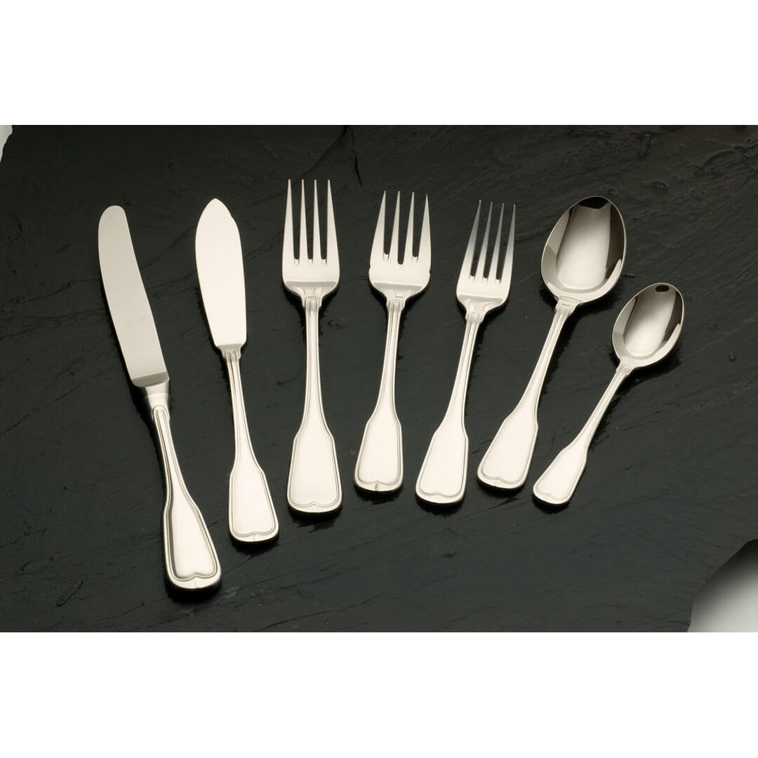Cubertería 16 piezas acero inoxidable, barbule inox/negro Am.Pm | La